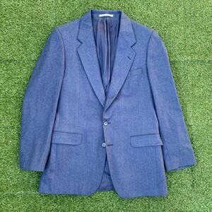 Yves Saint Laurent Men's Grey Wool Vintage Blazer Suit Jacket